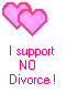 I support NO divorce!