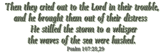 The Lord leads 
them out of their distress!